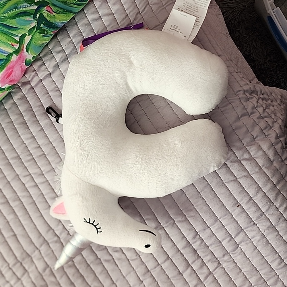Kids Unicorn neck pillow